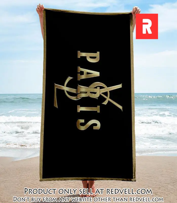 Yves saint laurent paris beach towel luxury brand hot trending summer  bt00303 rv4826650